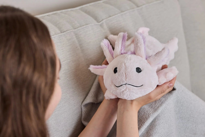 Warmies® Pink Axolotl Heatable Plush - Something Different Gift Shop