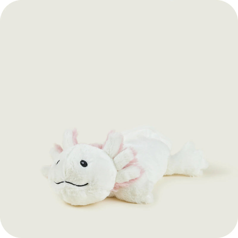 Warmies White Axolotl Microwavable Plush - Something Different Gift Shop