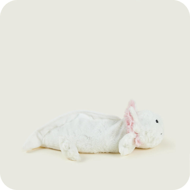 Warmies White Axolotl Microwavable Plush - Something Different Gift Shop