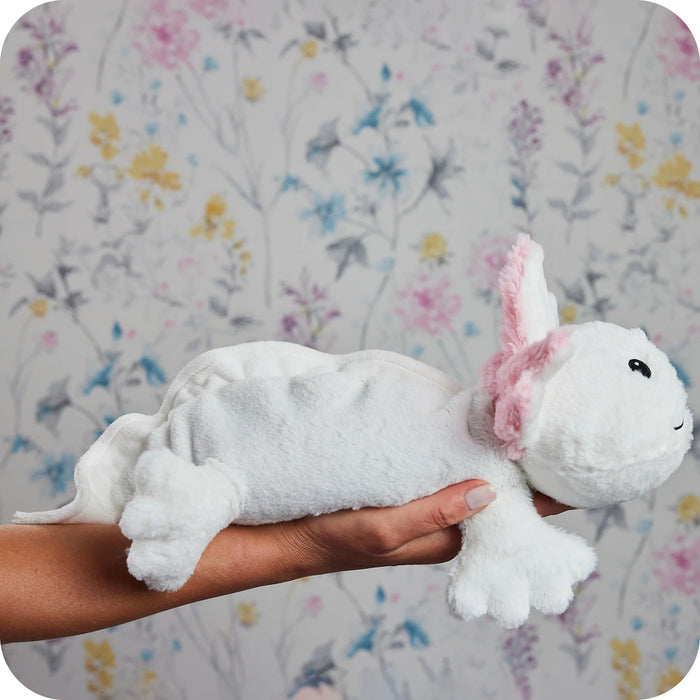 Warmies White Axolotl Microwavable Plush - Something Different Gift Shop