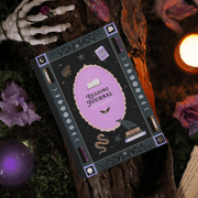 Whimsy Witch Reading Journal with mystical gothic reading accessories