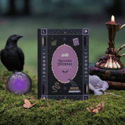 Whimsy Witch Reading Journal styled as a witchy gift for book lovers