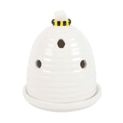 White Beehive Incense Cone Burner - Something Different Gift Shop