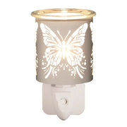 White Butterfly Plug - In Wax Melt Burner - Something Different Gift Shop