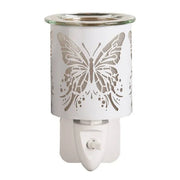 White Butterfly Plug - In Wax Melt Burner - Something Different Gift Shop