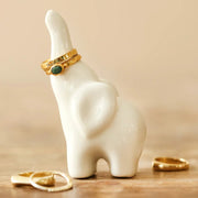 Lisa Angel White Ceramic Elephant Ring Holder – Something Different Gift Shop