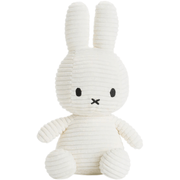 White Corduroy Miffy Plush by Bon Ton Toys - Something Different Gift Shop