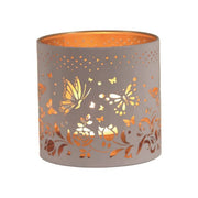 White & Gold Butterfly Cut - Out Wax Melt Burner - Something Different Gift Shop