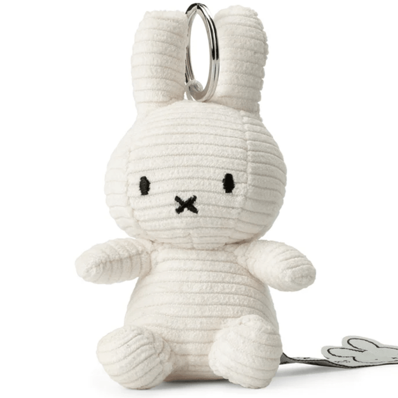 White Miffy Corduroy Keyring – Bon Ton Toys - Something Different Gift Shop