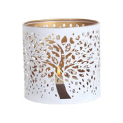 White Tree of Life Wax Melt Burner – Cutout Metal Design - Something Different Gift Shop