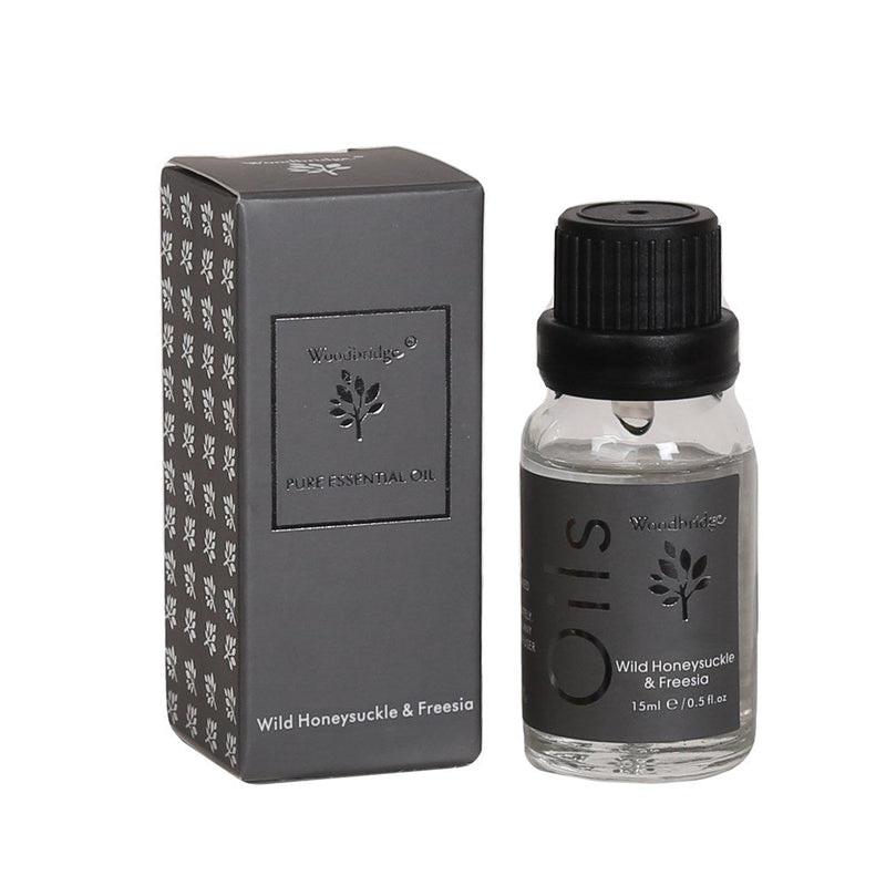 Wild Honeysuckle & Freesia Essential Oil – Woodbridge 15ml - Something Different Gift Shop