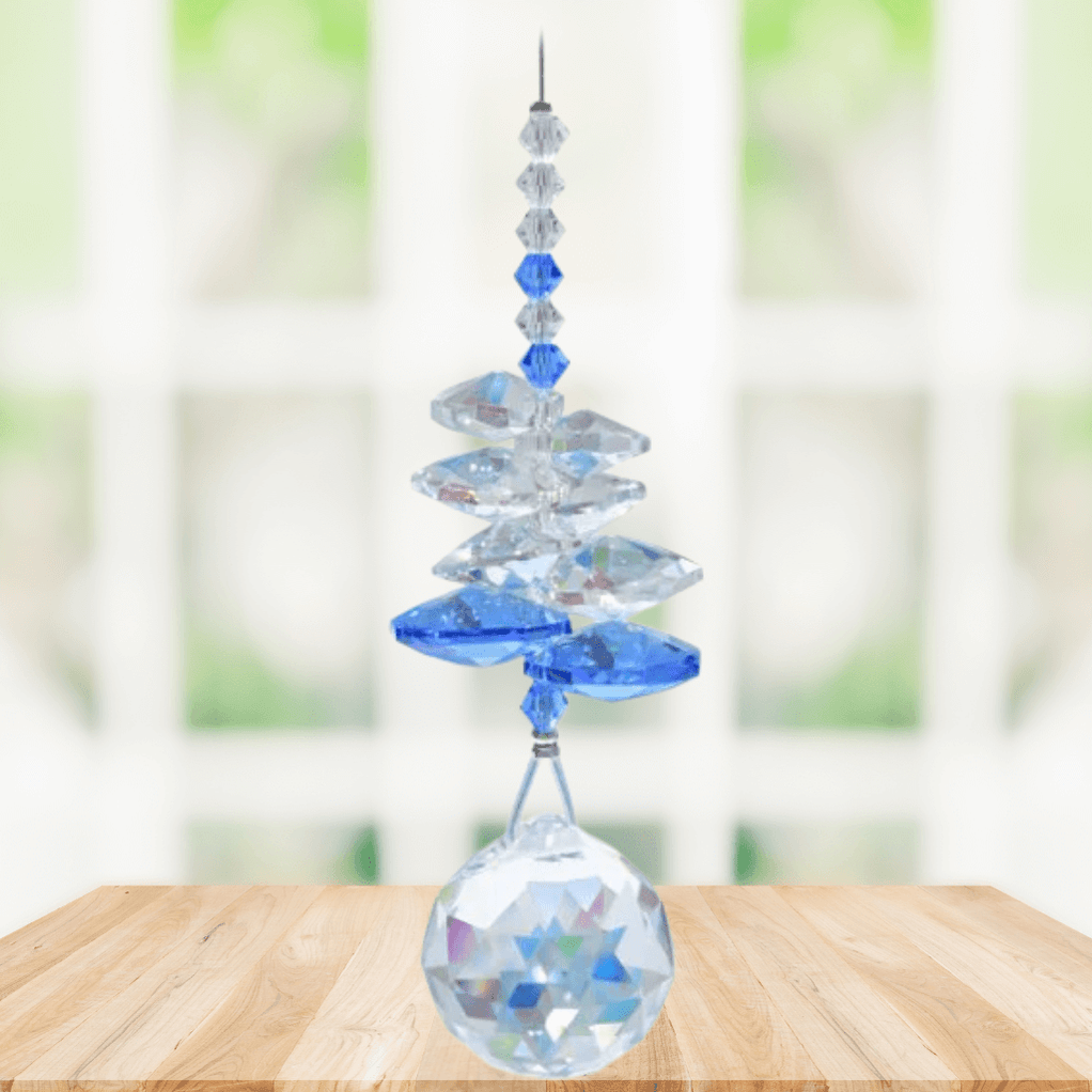 Wild Things Sapphire Birthstone (September) Crystal Suncatcher