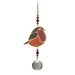 Wild Things Crystal Dreams Robin suncatcher with red robin charm and clear crystal drop