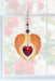 Wild Things Gold Angel Wing Heart - Garnet - Something Different Gift Shop