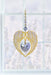 Wild Things Gold Angel Wing Heart - Light Amethyst - Something Different Gift Shop