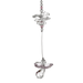 Wild Things light amethyst guardian angel crystal cascade suncatcher on white background
