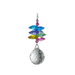 Wild Things Medium Confetti Cascade Ball suncatcher with multicolour crystals and 20mm crystal ball, white background