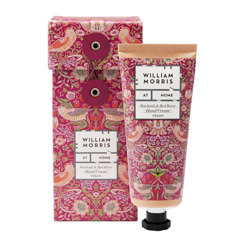William Morris Strawberry Thief Patchouli & Red Berry Hand Cream - Something Different Gift Shop
