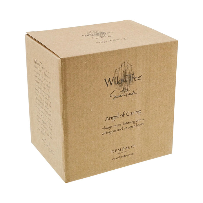 Willow Tree Angel of Caring Figurine gift box with sentiment