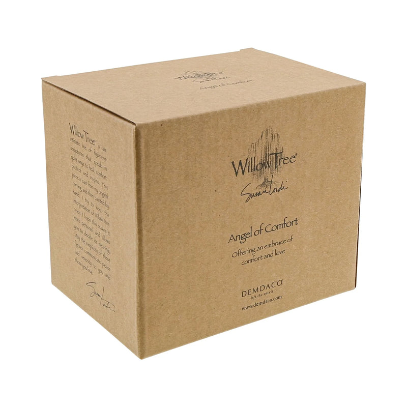 Willow Tree Angel of Comfort Figurine kraft box with inscription