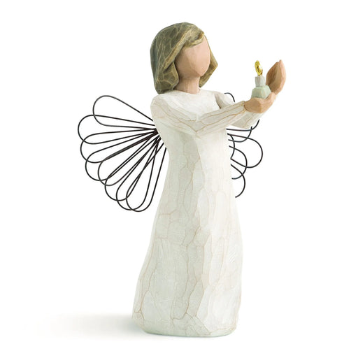 Willow Tree Angel of Hope Figurine with candle and wings