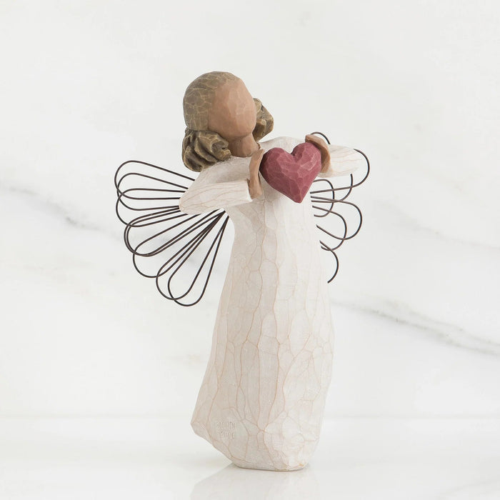 Willow Tree With Love figurine – couple holding red rose