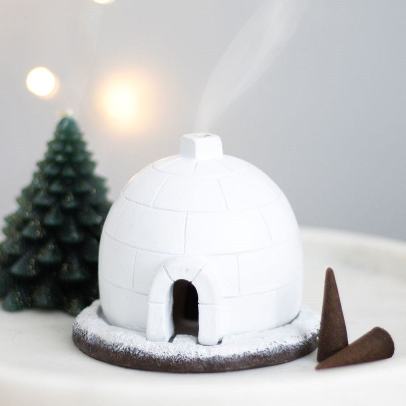 Winter Igloo Incense Cone Burner - Something Different Gift Shop