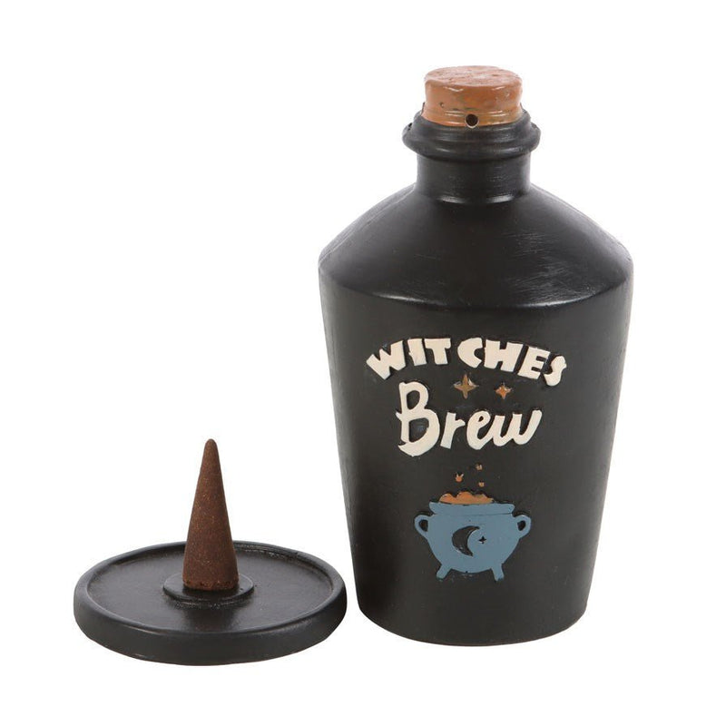 Witches Brew Potion Bottle Incense Cone Burner - Something Different Gift Shop