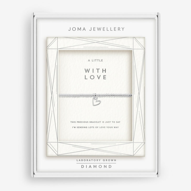 Joma Jewellery A Little With Love Diamond Bracelet in keepsake box