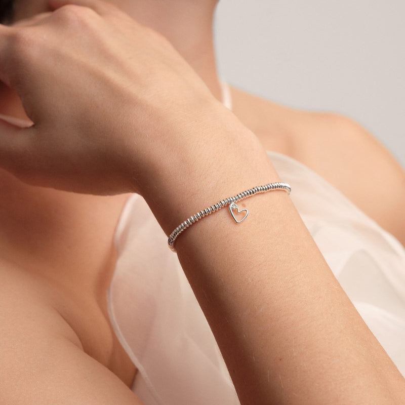 Joma Jewellery With Love Diamond Bracelet worn on wrist
