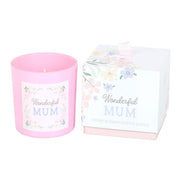 Wonderful Mum Cherry Blossom Candle - Something Different Gift Shop