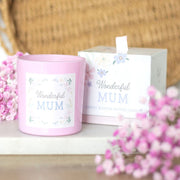 Wonderful Mum Cherry Blossom Candle - Something Different Gift Shop