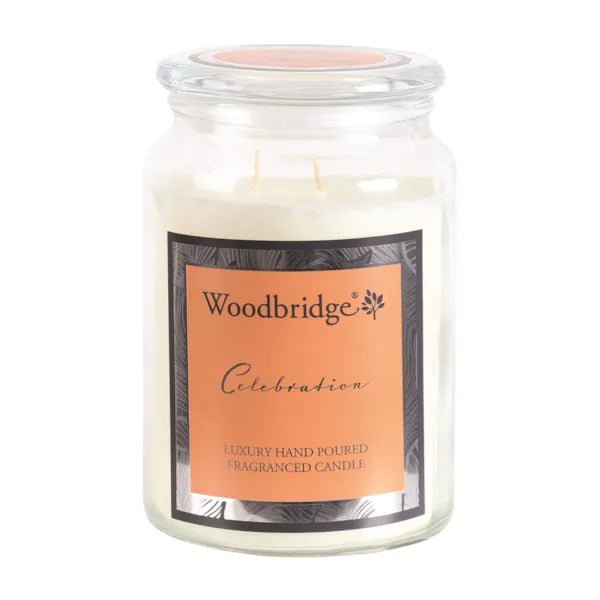 Woodbridge Celebration Scented Candle Jar – Apple, Berries & Musk - Something Different Gift Shop