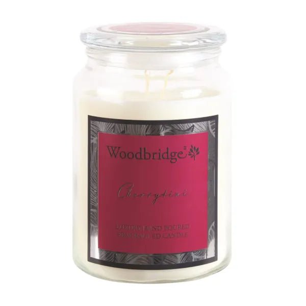 Woodbridge Cherrytini Scented Candle Jar – Cherry, Citrus & Musk - Something Different Gift Shop