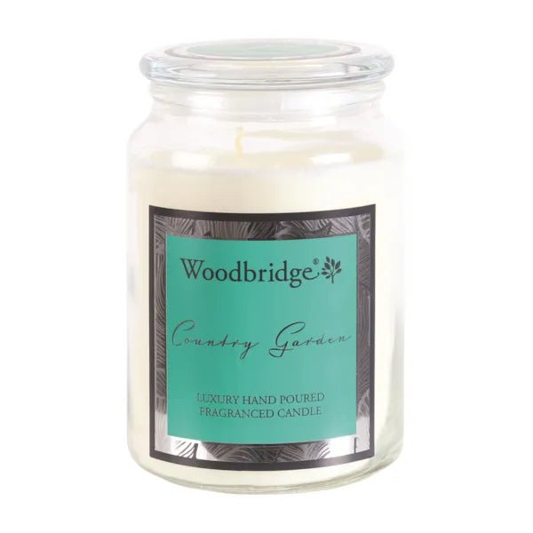 Woodbridge Country Garden Scented Candle Jar – Floral & Fresh - Something Different Gift Shop