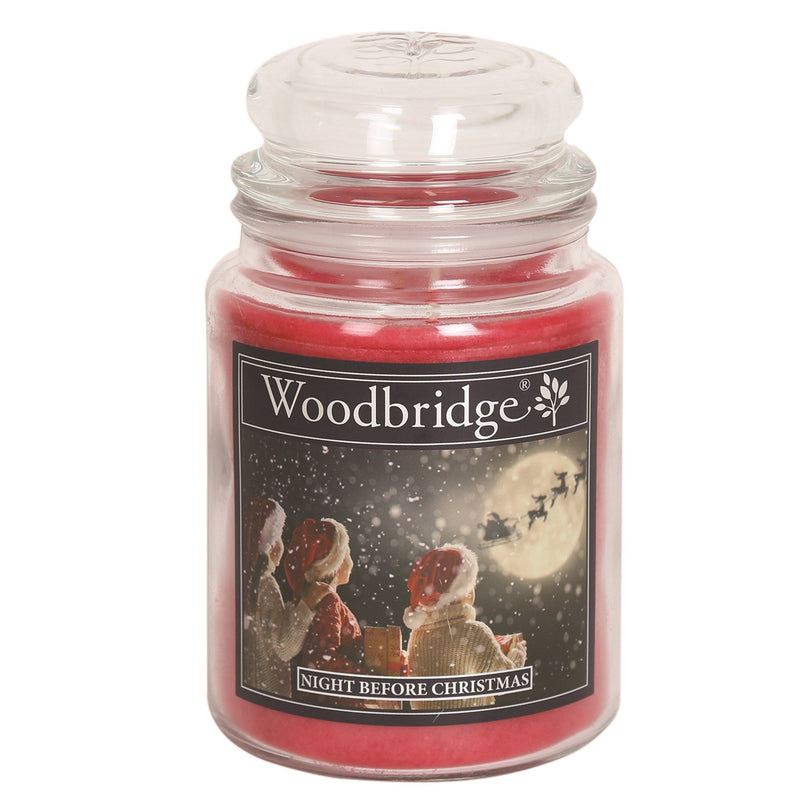 Woodbridge Large Scented Candle Jar - Night Before Christmas - Something Different Gift Shop