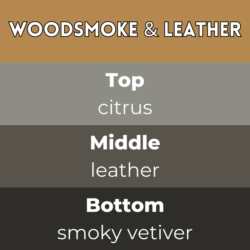 Woodsmoke & Leather Segment Wax Melt - Something Different Gift Shop
