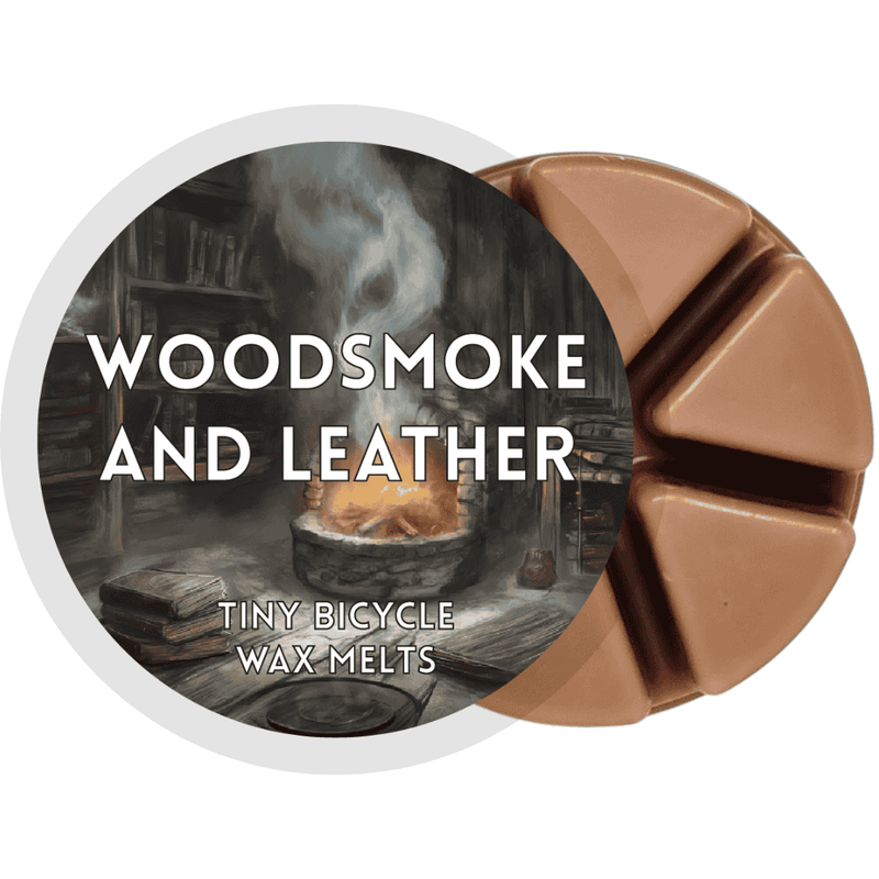Woodsmoke & Leather Segment Wax Melt - Something Different Gift Shop