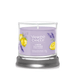 Yankee Candle Lemon Lavender Signature tumbler scented candle, lid used as base, product image on white