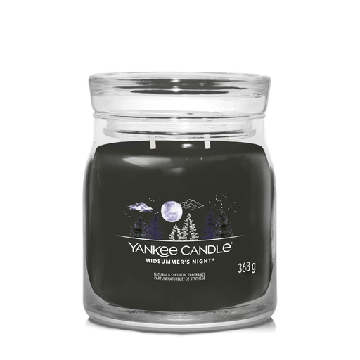 Yankee Candle Midsummer's Night medium Signature jar scented candle product image on white background
