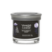 Yankee Candle Midsummer's Night Signature tumbler scented candle with silver lid, white background packshot