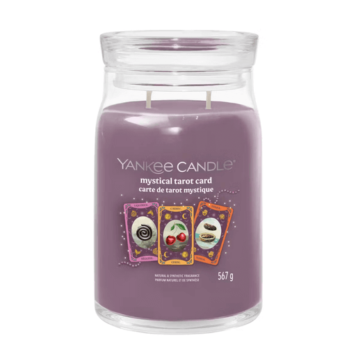 Yankee Candle Mystical Tarot Card Signature large jar scented candle product image on white background