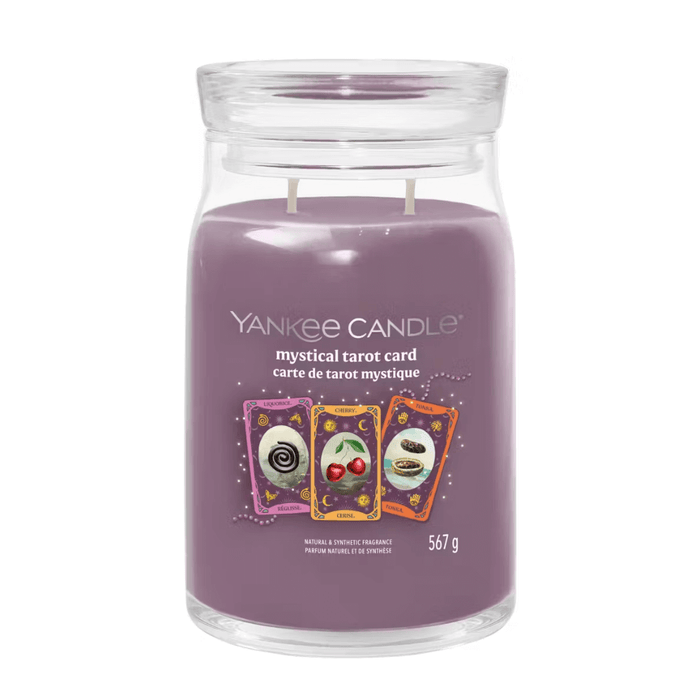 Yankee Candle Mystical Tarot Card Signature large jar scented candle product image on white background