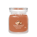 Yankee Candle Pumpkin Cinnamon Swirl medium Signature jar scented candle product image on white background