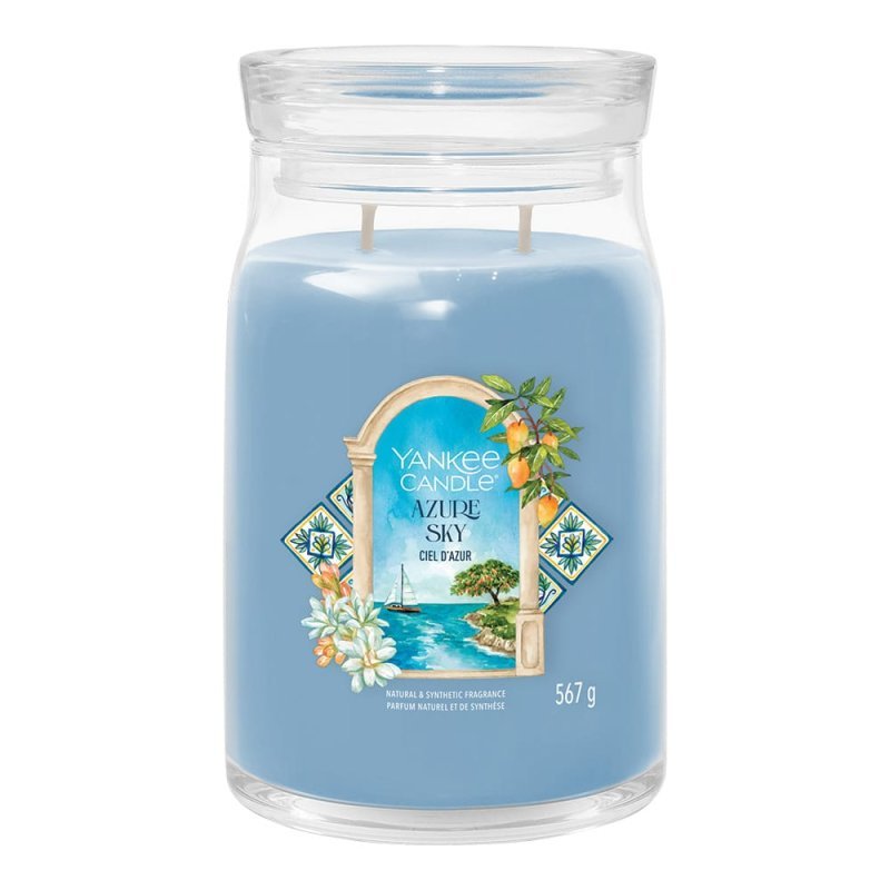 Yankee Candle Signature Large Jar Candle - Azure Sky - Something Different Gift Shop