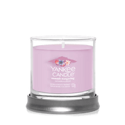 Summit Stargazing small tumbler candle displayed on a round metal stand