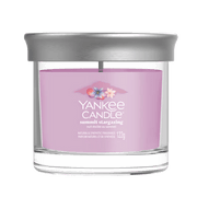 Yankee Candle Summit Stargazing small tumbler with silver lid, lilac wax packshot