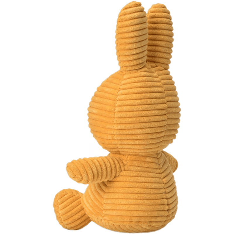 Yellow Corduroy Miffy Plush by Bon Ton Toys - Something Different Gift Shop