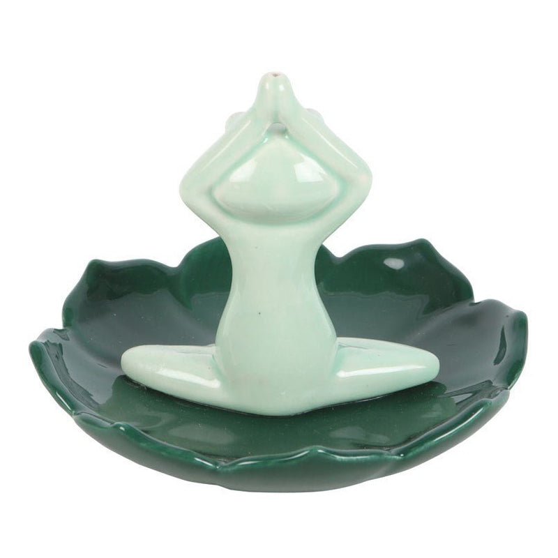 Yoga Frog Incense Stick Holder - Something Different Gift Shop