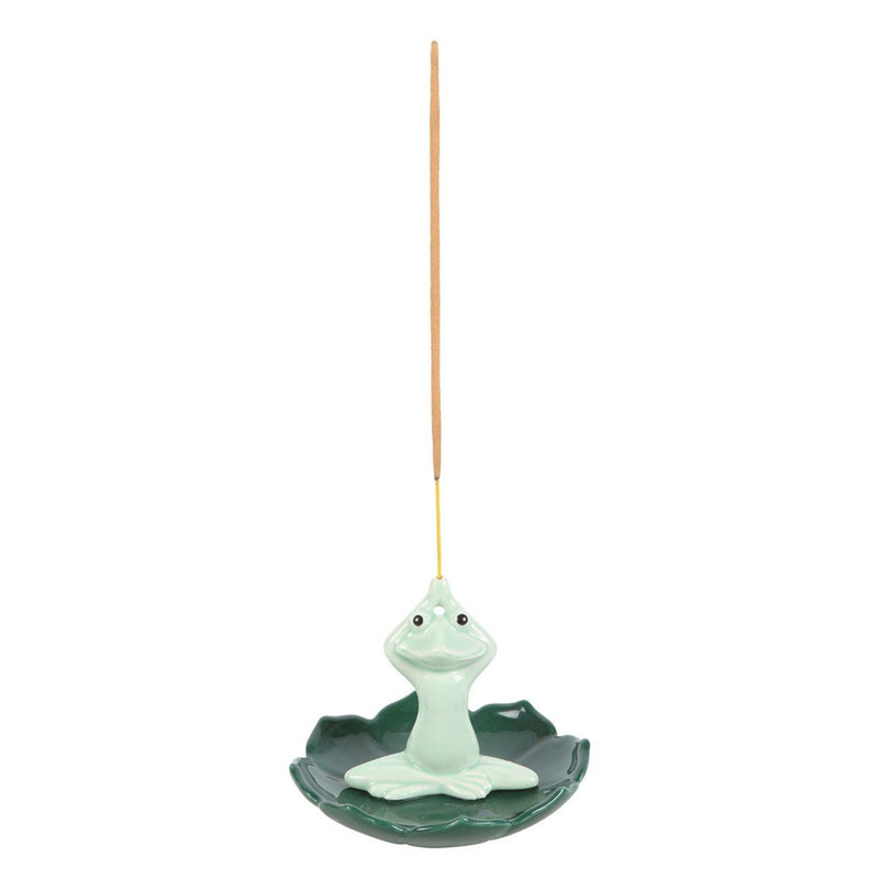 Yoga Frog Incense Stick Holder - Something Different Gift Shop